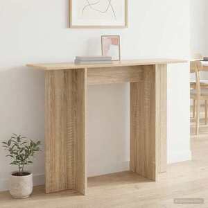 Imagine vidaXL Masă de consolă Stejar Sonoma 100 x 30 x 75 cm Lemn prelucrat