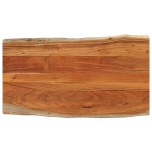 Imagine vidaXL Blat masă, 120x60x3, 8cm, dreptunghiular lemn acacia margine vie