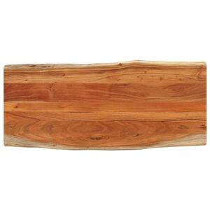 Imagine vidaXL Blat masă, 140x60x3, 8cm, dreptunghiular lemn acacia margine vie