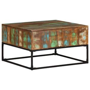 Imagine vidaXL Măsuță de cafea, 68x68x41 cm, lemn masiv reciclat