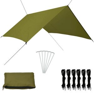 Imagine vidaXL Prelată de exterior, verde, 3 x 2, 85 m