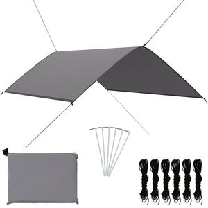 Imagine vidaXL Prelată de exterior, gri, 3x2 m