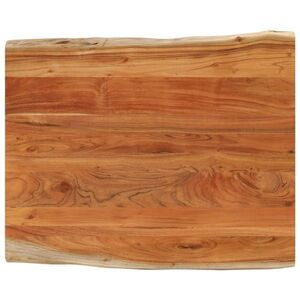 Imagine vidaXL Blat masă 110x80x3, 8 cm dreptunghiular lemn acacia margine vie