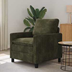 Imagine vidaXL Canapea Verde 76 x 81 x 87, 5 cm Poliester