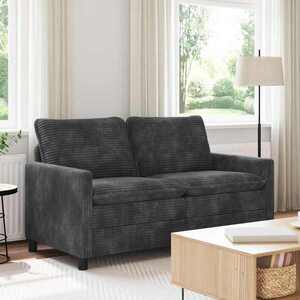 Imagine vidaXL Canapea Gri închis 156 x 81 x 87, 5 cm Poliester
