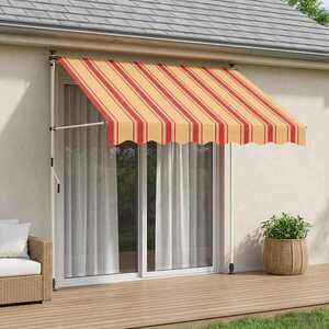 Imagine vidaXL Copertină retractabilă manuală Multicolour 250 x 115 x 300 cm