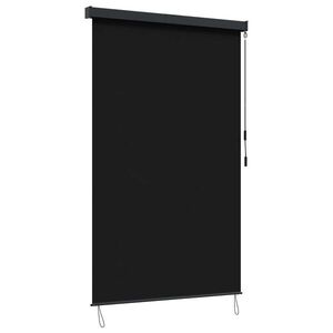 Imagine vidaXL Rulou textil Negru 160 x 250 cm Țesătură și Aluminiu