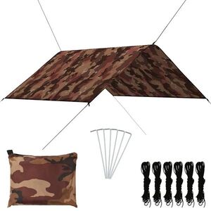 Imagine vidaXL Prelată de exterior, camuflaj, 3x2, 85 m