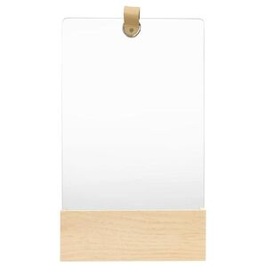 Imagine vidaXL Oglindă de perete, 23x39, 5 cm, lemn masiv de pin