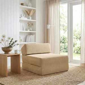 Imagine vidaXL Canapea Pat Pliabilă Verde gri 60 x 70 x 41 cm Țesătură