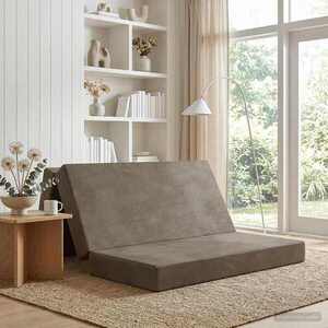 Imagine vidaXL Canapea Pat Pliabilă 120 x 67 x 45 cm Gri deschis