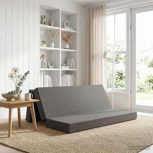 Imagine vidaXL Canapea Pat Pliabilă 180 x 67 x 45 cm Gri deschis