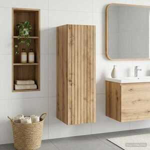 Imagine vidaXL Dulap Bathroom Montat pe Perete Stejar Artizanal