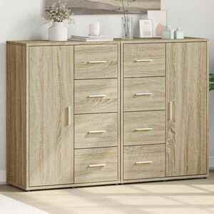 Imagine vidaXL Dulapuri, 2 buc., stejar sonoma, 60x31x84 cm, lemn prelucrat