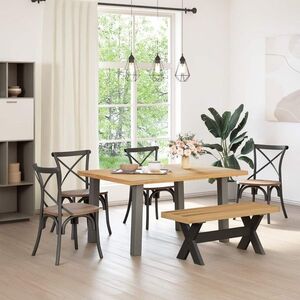 Imagine vidaXL Bancă de Dining NOAIN 120 x 41 x 45 cm Lemn masiv de pin
