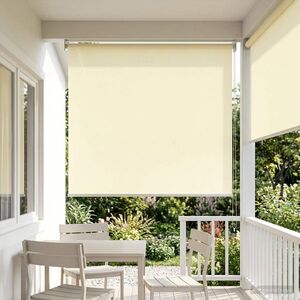 Imagine vidaXL Rulou exterior protecție UV Crem 100 x 230 cm (L x H) Poliester
