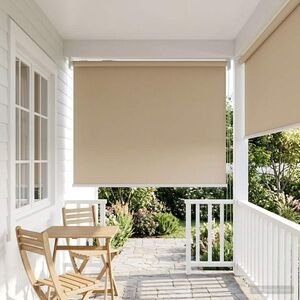 Imagine vidaXL Rulou exterior protecție UV Bej 100 x 230 cm (L x H) Poliester