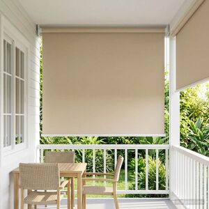 Imagine vidaXL Rulou exterior protecție UV Bej 100 x 230 cm (L x H) Poliester