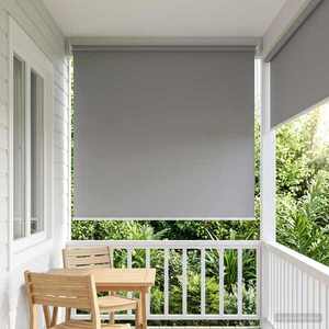 Imagine vidaXL Rulou exterior protecție UV Gri deschis 100 x 230 cm (L x H)