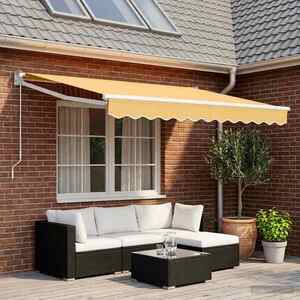 Imagine vidaXL Copertină retractabilă Nisipiu 3, 5 x 2 m