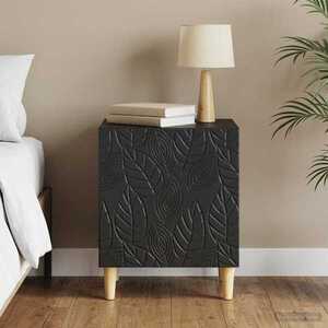 Imagine vidaXL Noptieră Negru 43 x 34, 5 x 50 cm Lemn prelucrat