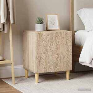 Imagine vidaXL Noptieră 2 buc. Stejar Sonoma 43 x 34, 5 x 50 cm Lemn prelucrat
