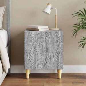 Imagine vidaXL Noptieră Sonoma gri 43 x 34, 5 x 50 cm Lemn prelucrat
