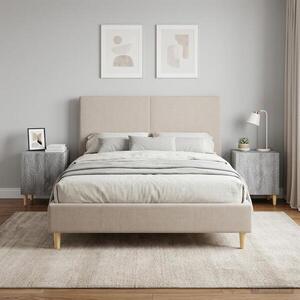 Imagine vidaXL Noptieră 2 buc. Sonoma gri 43 x 34, 5 x 50 cm Lemn prelucrat