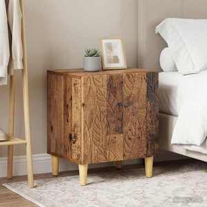 Imagine vidaXL Noptieră 2 buc. Lemn vechi 43 x 34, 5 x 50 cm Lemn prelucrat