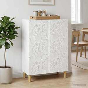Imagine vidaXL Bufet Alb 66 x 34, 5 x 90 cm Lemn prelucrat