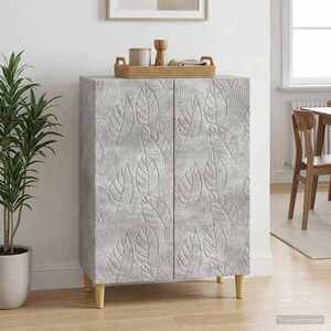 Imagine vidaXL Bufet Gri Beton 66 x 34, 5 x 90 cm Lemn prelucrat