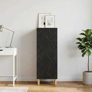 Imagine vidaXL Bufet Negru 33 x 34, 5 x 90 cm Lemn prelucrat