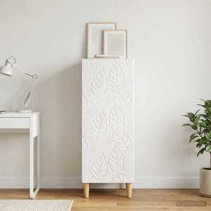 Imagine vidaXL Bufet Alb foarte lucios 33 x 34, 5 x 90 cm Lemn prelucrat