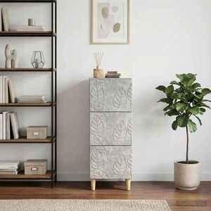 Imagine vidaXL Dulap cu sertare Gri Beton 33 x 34, 5 x 90 cm Lemn prelucrat