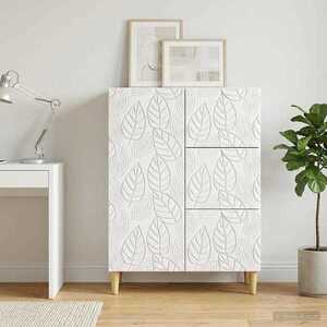 Imagine vidaXL Bufet Alb 66 x 34, 5 x 90 cm Lemn prelucrat