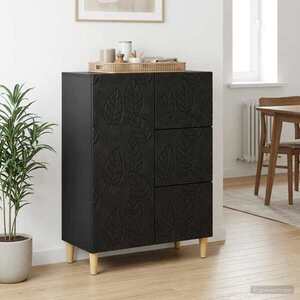 Imagine vidaXL Bufet Negru 66 x 34, 5 x 90 cm Lemn prelucrat