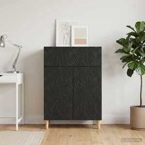 Imagine vidaXL Bufet Negru 66 x 34, 5 x 90 cm Lemn prelucrat