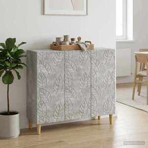 Imagine vidaXL Bufet Gri Beton 89 x 34, 5 x 80 cm Lemn prelucrat