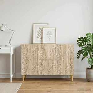 Imagine vidaXL Bufet Stejar Sonoma 89 x 34, 5 x 60 cm Lemn prelucrat