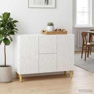 Imagine vidaXL Bufet Alb foarte lucios 89 x 34, 5 x 60 cm Lemn prelucrat