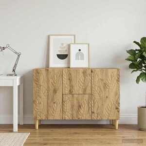 Imagine vidaXL Bufet Stejar Artizanal 89 x 34, 5 x 60 cm Lemn prelucrat