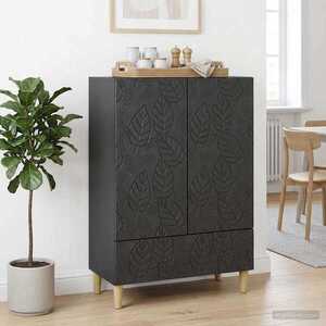 Imagine vidaXL Bufet Negru 66 x 34, 5 x 95 cm Lemn prelucrat