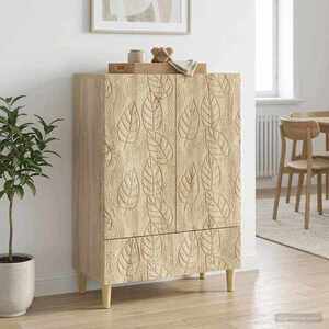 Imagine vidaXL Bufet Stejar Sonoma 66 x 34, 5 x 95 cm Lemn prelucrat