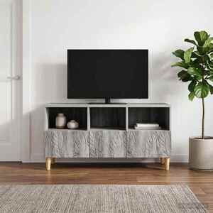 Imagine vidaXL Cabinet TV 102 x 34, 5 x 50 cm Sonoma gri Lemn prelucrat