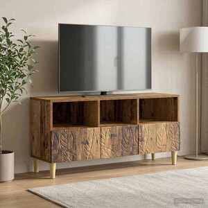 Imagine vidaXL Cabinet TV 102 x 34, 5 x 50 cm Lemn vechi Lemn prelucrat