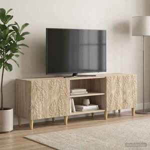 Imagine vidaXL Cabinet TV 150 x 31 x 50 cm Stejar Sonoma Lemn prelucrat