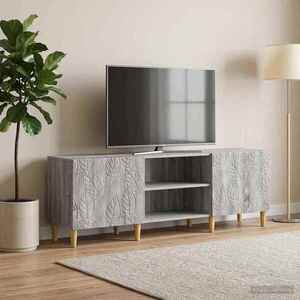 Imagine vidaXL Cabinet TV 150 x 31 x 50 cm Sonoma gri Lemn prelucrat