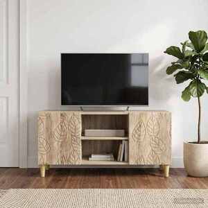 Imagine vidaXL Cabinet TV 102 x 34, 5 x 50 cm Stejar Sonoma Lemn prelucrat