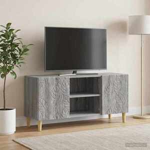 Imagine vidaXL Cabinet TV 102 x 34, 5 x 50 cm Sonoma gri Lemn prelucrat
