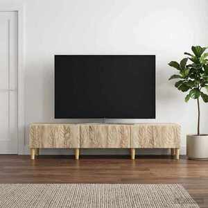 Imagine vidaXL Cabinet TV 147 x 34, 5 x 30 cm Stejar Sonoma Lemn prelucrat